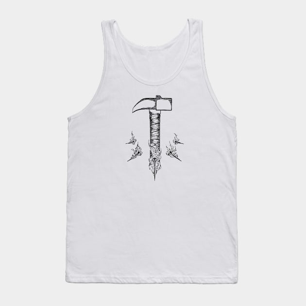 Nobara weapon hammer and nails Tank Top by vinillustrate